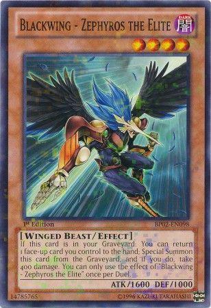 Blackwing - Zephyros the Elite [Mosaic Rare 1st Edition] BP02-EN098