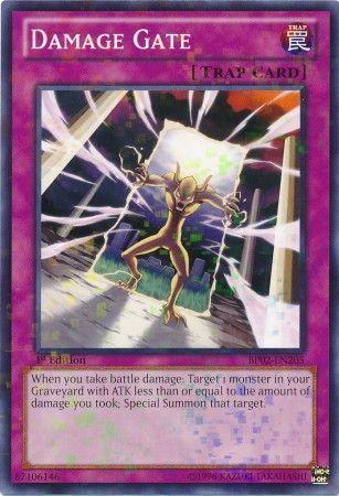 Damage Gate [Mosaic Rare 1st Edition] BP02-EN205