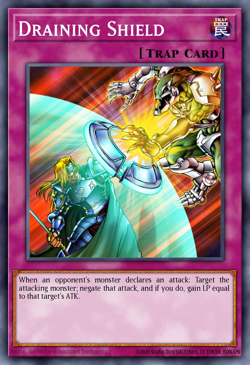 Draining Shield [Mosaic Rare 1st Edition] BP02-EN181