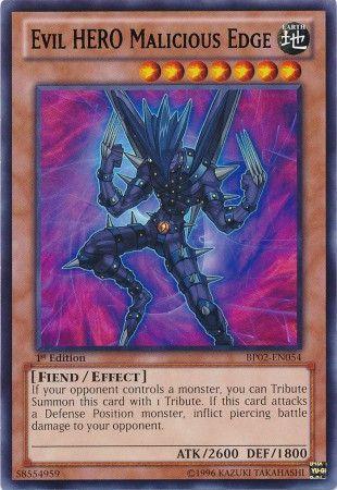 Evil HERO Malicious Edge [1st Edition] BP02-EN054