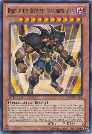 Exodius the Ultimate Forbidden Lord [1st Edition] BP02-EN063