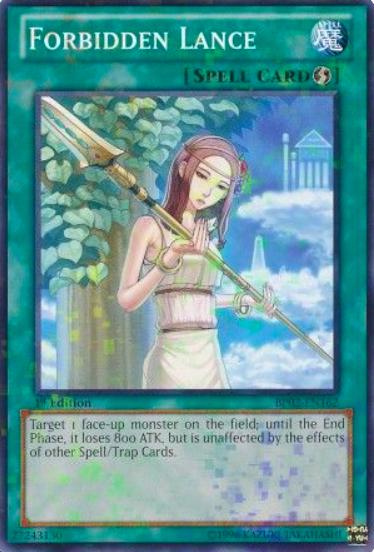 Forbidden Lance [Mosaic Rare 1st Edition] BP02-EN162