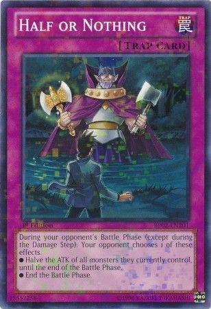 Half or Nothing [Mosaic Rare 1st Edition] BP02-EN201