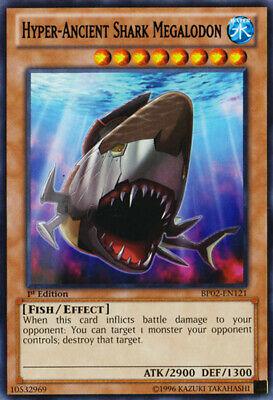 Hyper-Ancient Shark Megalodon [1st Edition] BP02-EN121