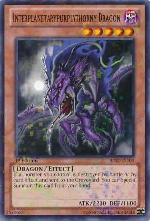 Interplanetarypurplythorny Dragon [Mosaic Rare 1st Edition] BP02-EN104