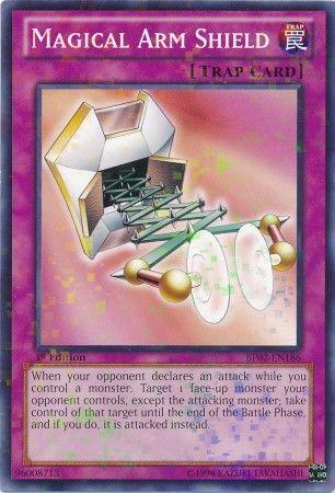 Magical Arm Shield [Mosaic Rare 1st Edition] BP02-EN186