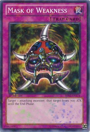 Mask of Weakness [Mosaic Rare 1st Edition] BP02-EN174