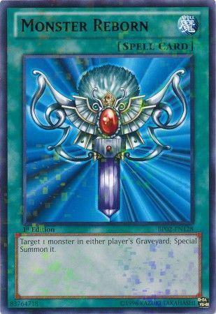Monster Reborn [Mosaic Rare 1st Edition] BP02-EN128