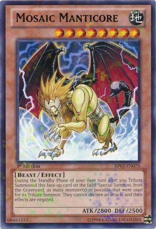 Mosaic Manticore [Mosaic Rare 1st Edition] BP02-EN073