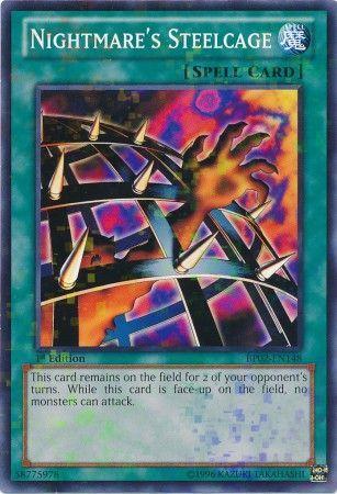 Nightmare's Steelcage [Mosaic Rare 1st Edition] BP02-EN148
