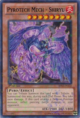 Pyrotech Mech - Shiryu [Mosaic Rare 1st Edition] BP02-EN122