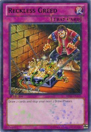 Reckless Greed [Mosaic Rare 1st Edition] BP02-EN175