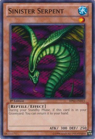 Sinister Serpent [1st Edition] BP02-EN015