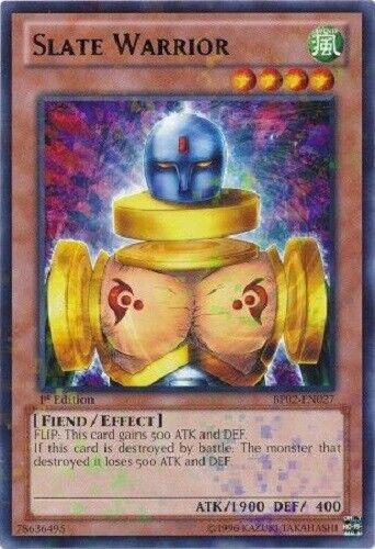 Slate Warrior [Mosaic Rare 1st Edition] BP02-EN027