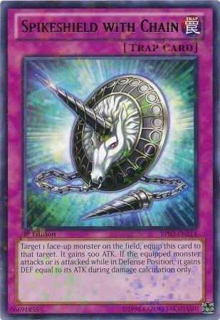 Spikeshield with Chain [Mosaic Rare 1st Edition] BP02-EN214