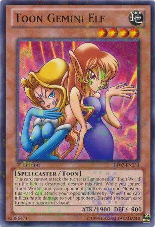 Toon Gemini Elf [Mosaic Rare 1st Edition] BP02-EN033