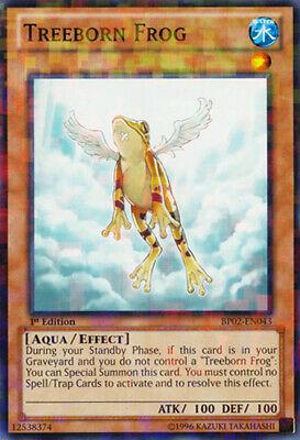 Treeborn Frog [Mosaic Rare 1st Edition] BP02-EN043