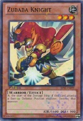Zubaba Knight [Mosaic Rare 1st Edition] BP02-EN099