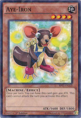 Aye-Iron [Shatterfoil Rare 1st Edition] BP03-EN103