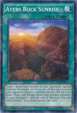 Ayers Rock Sunrise [Shatterfoil Rare 1st Edition] BP03-EN183