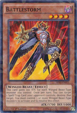 Battlestorm [Shatterfoil Rare 1st Edition] BP03-EN055