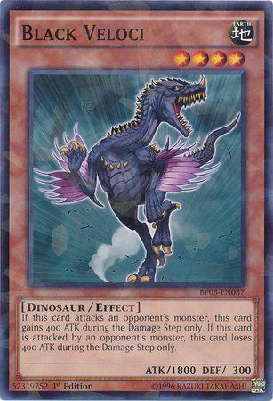 Black Veloci [Shatterfoil Rare 1st Edition] BP03-EN037