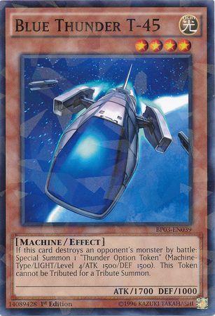 Blue Thunder T-45 [Shatterfoil Rare 1st Edition] BP03-EN039