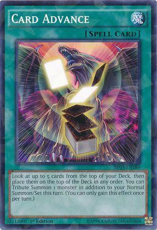 Card Advance [Shatterfoil Rare 1st Edition] BP03-EN185