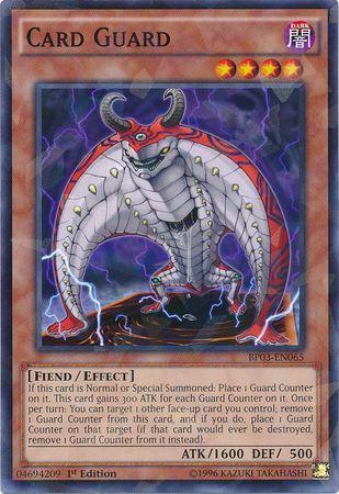 Card Guard [Shatterfoil Rare 1st Edition] BP03-EN065
