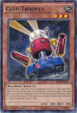 Card Trooper [Shatterfoil Rare 1st Edition] BP03-EN026
