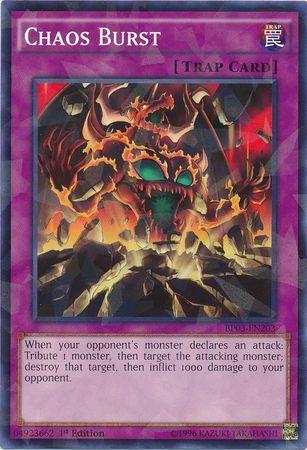 Chaos Burst [Shatterfoil Rare 1st Edition] BP03-EN203