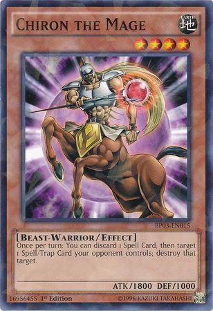Chiron the Mage [Shatterfoil Rare 1st Edition] BP03-EN015