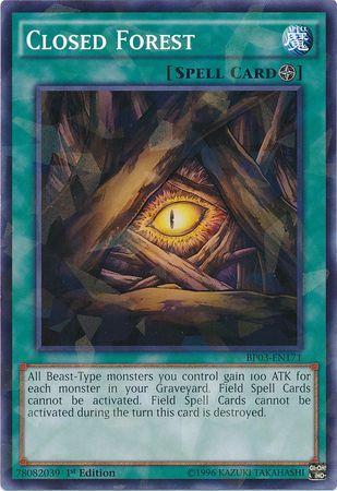 Closed Forest [Shatterfoil Rare 1st Edition] BP03-EN171