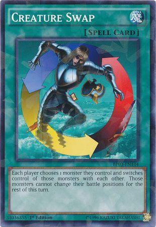 Creature Swap [Shatterfoil Rare 1st Edition] BP03-EN144