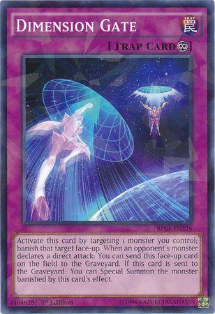 Dimension Gate [Shatterfoil Rare 1st Edition] BP03-EN226