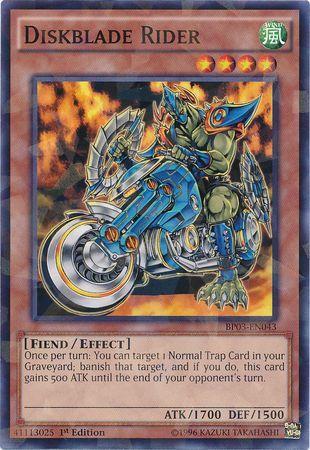 Diskblade Rider [Shatterfoil Rare 1st Edition] BP03-EN043
