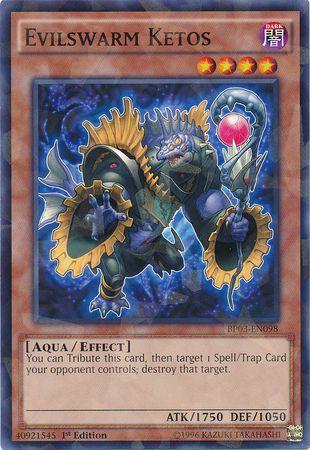 Evilswarm Ketos [Shatterfoil Rare 1st Edition] BP03-EN098