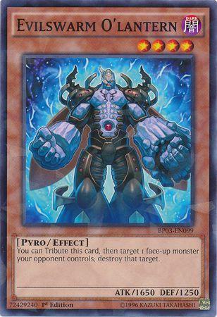 Evilswarm O'lantern [Shatterfoil Rare 1st Edition] BP03-EN099