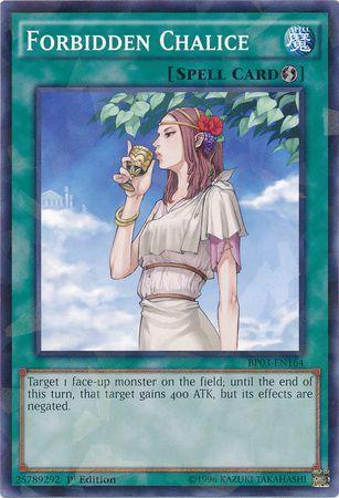 Forbidden Chalice [Shatterfoil Rare 1st Edition] BP03-EN164