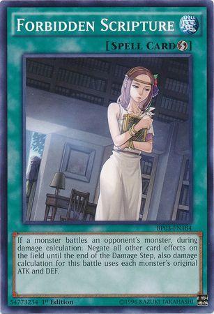 Forbidden Scripture [1st Edition] BP03-EN184