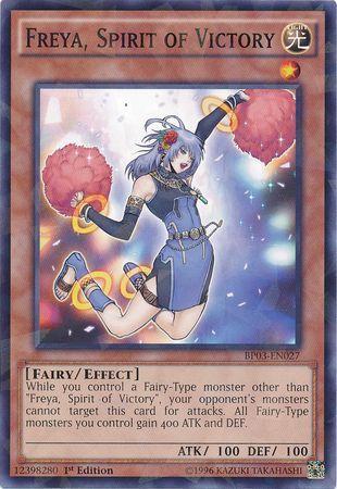 Freya, Spirit of Victory [Shatterfoil Rare 1st Edition] BP03-EN027