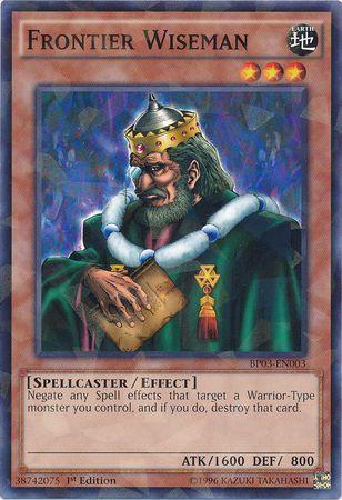 Frontier Wiseman [Shatterfoil Rare 1st Edition] BP03-EN003