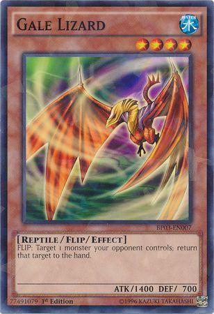 Gale Lizard [Shatterfoil Rare 1st Edition] BP03-EN007