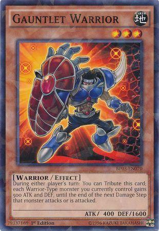 Gauntlet Warrior [Shatterfoil Rare 1st Edition] BP03-EN070