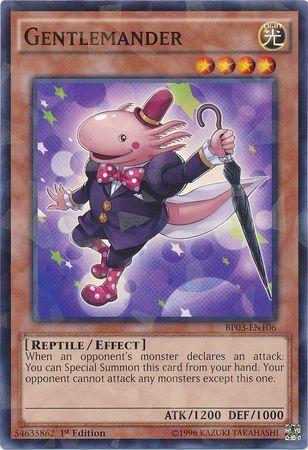 Gentlemander [Shatterfoil Rare 1st Edition] BP03-EN106