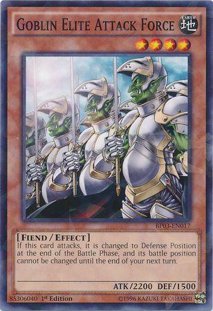 Goblin Elite Attack Force [Shatterfoil Rare 1st Edition] BP03-EN017