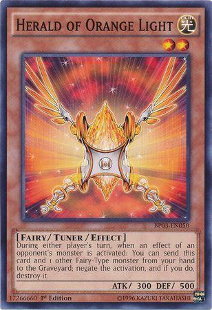 Herald of Orange Light [1st Edition] BP03-EN050