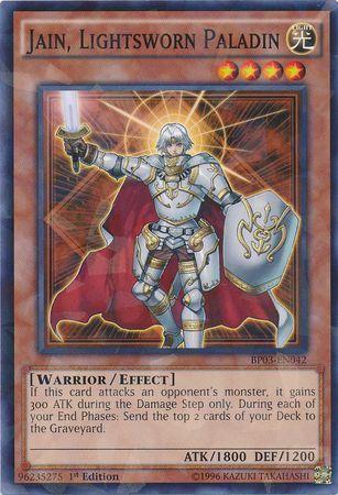 Jain, Lightsworn Paladin [Shatterfoil Rare 1st Edition] BP03-EN042