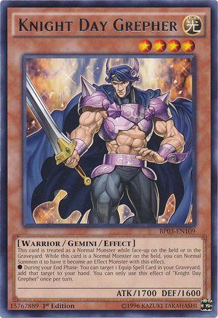 Knight Day Grepher [1st Edition] BP03-EN109