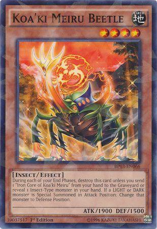 Koa'ki Meiru Beetle [Shatterfoil Rare 1st Edition] BP03-EN066
